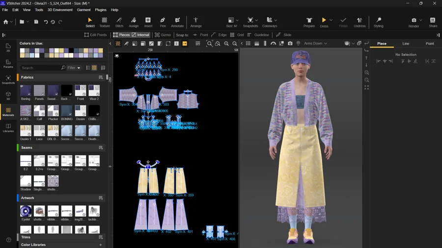 High-quality 3D fashion product render displaying virtual accessories and apparel with realistic lighting by Vozo Animation